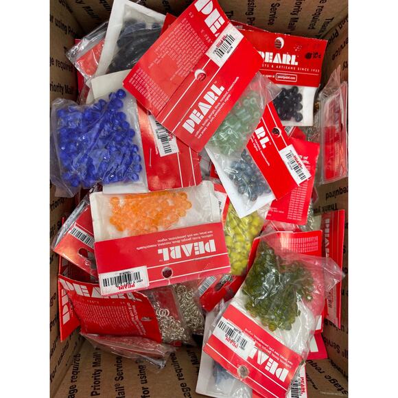 Bulk 5 Lbs Jewelry Making Supplies Beads Findings Clasps Lot #6 - Picture 1 of 9